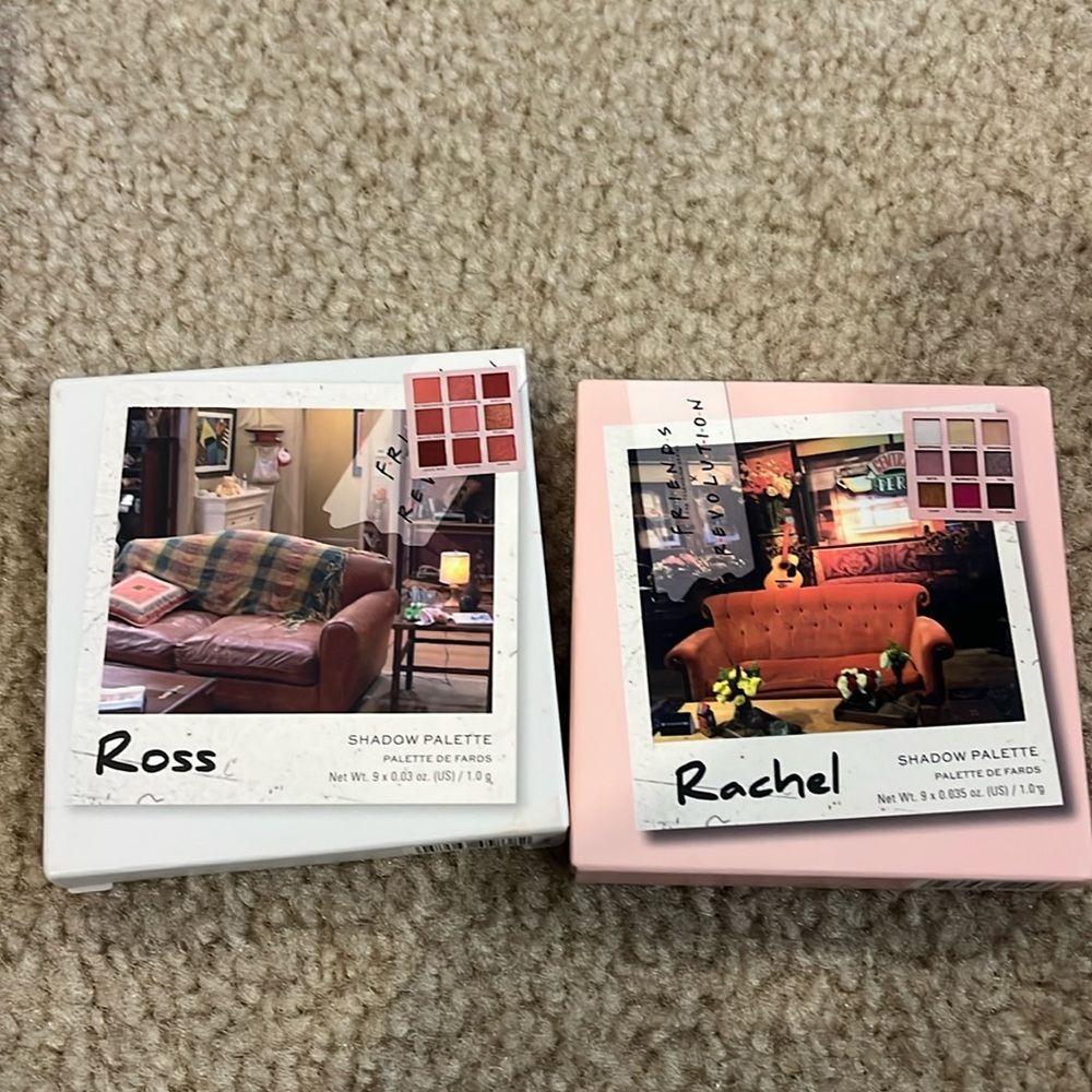 Revolution Makeup X Friends Rachel and Ross Shadow Palette. Never been open.